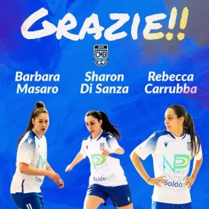 Scopri di più sull'articolo Movimento in uscita – Barbara Masaro, Rebecca Carrubba e Sharon Di Sanza