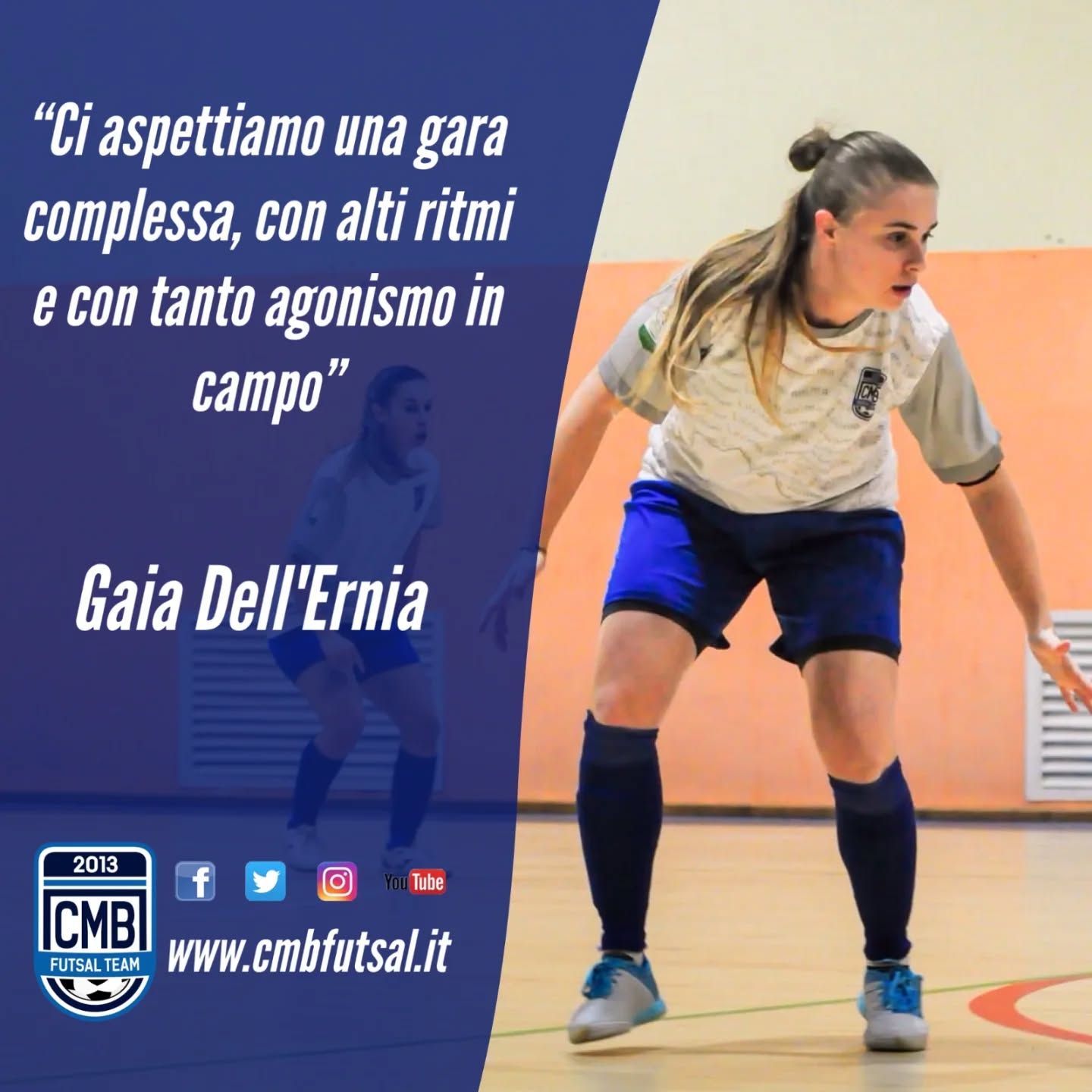 Al momento stai visualizzando Verso CMB vs Lamezia le parole di Gaia Dell’Ernia