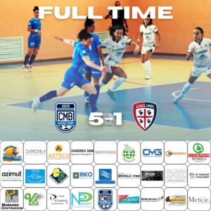 Scopri di più sull'articolo 1 giornata di campionato – Fulltime – 5 a 1 vs Cagliari