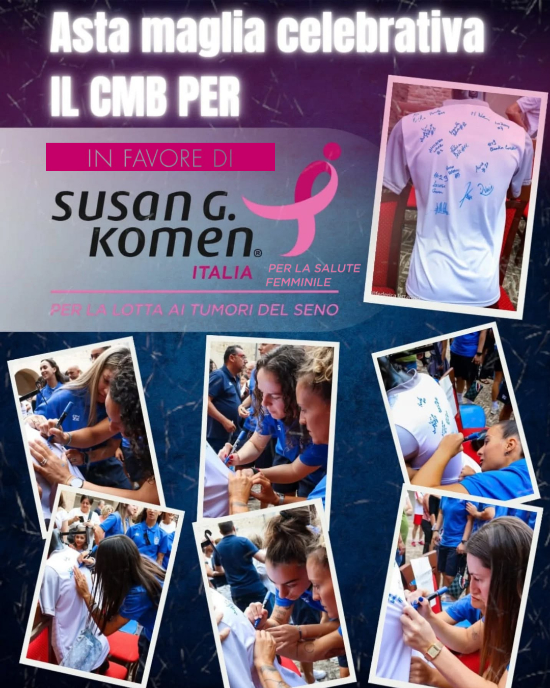 Al momento stai visualizzando Il CMB scende in campo per la prevenzione al fianco di Komen Italia
