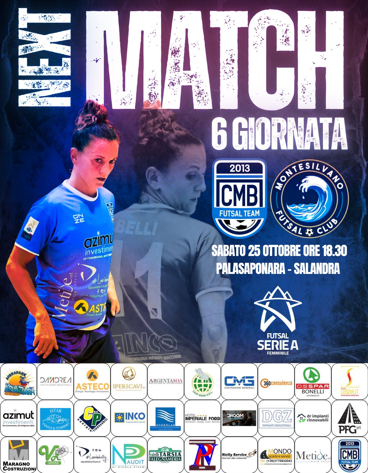 Al momento stai visualizzando 6 giornata vs Montesilvano