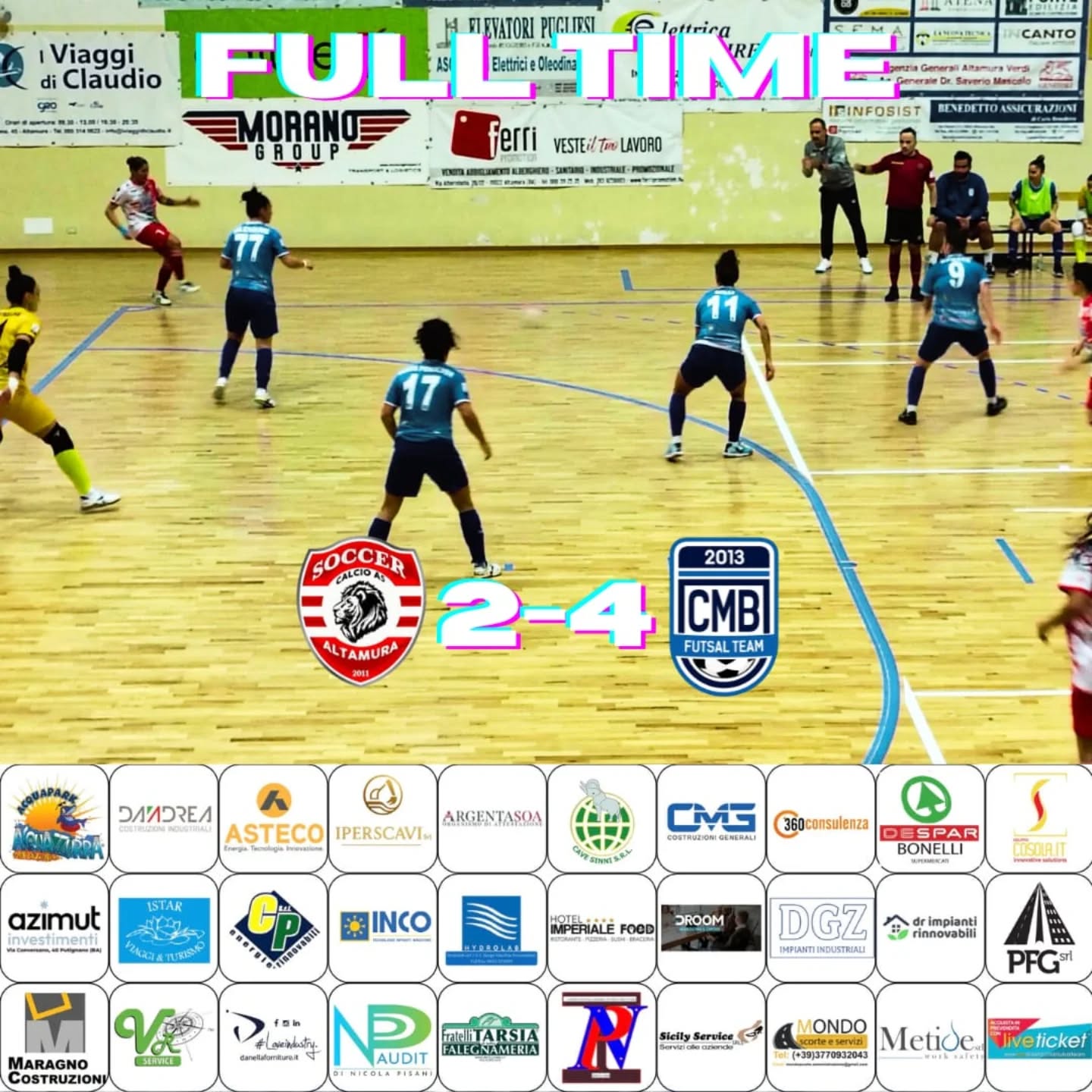 Al momento stai visualizzando Full time vs Altamura