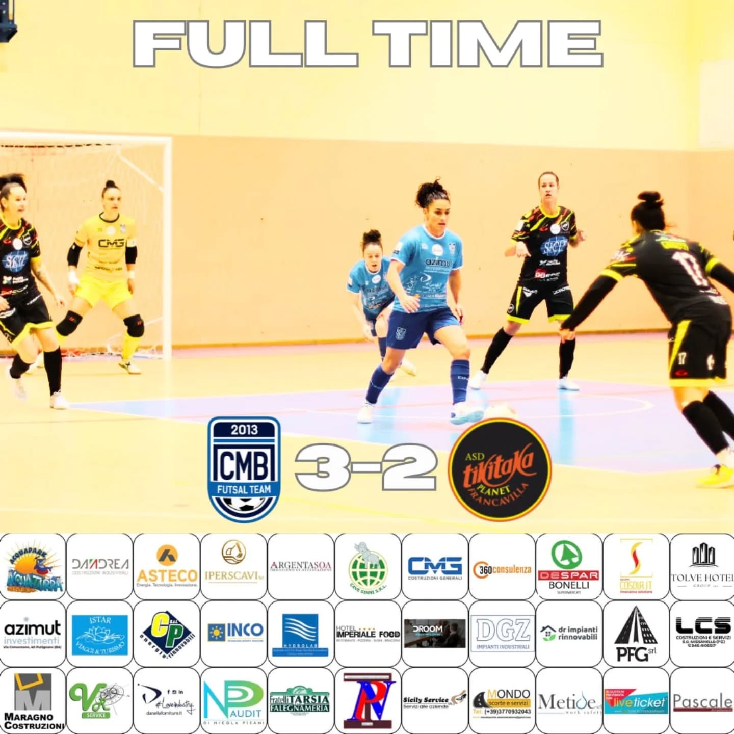 Al momento stai visualizzando Full time 10 giornata vs TikiTaka