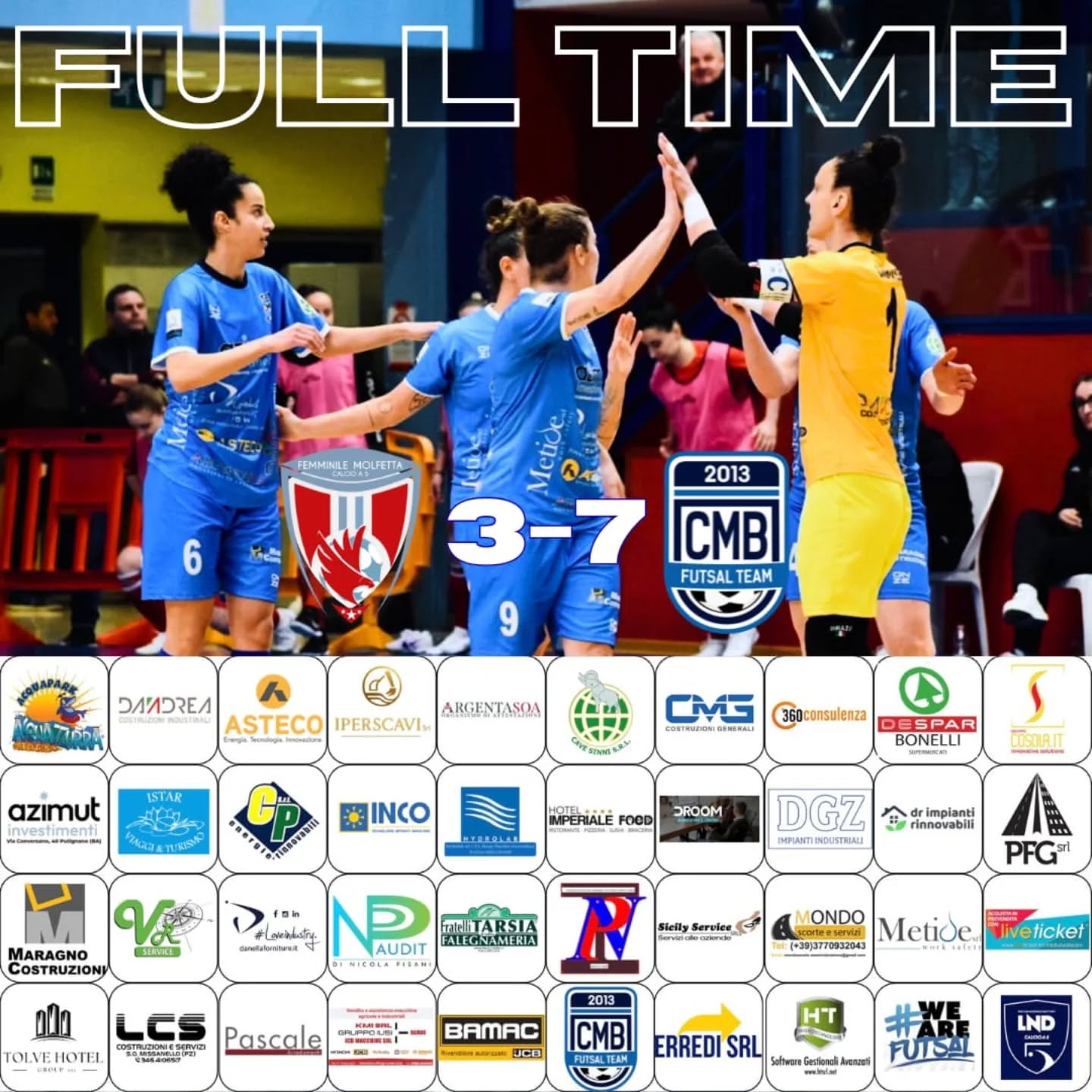Al momento stai visualizzando Full time 19 giornata vs Molfetta